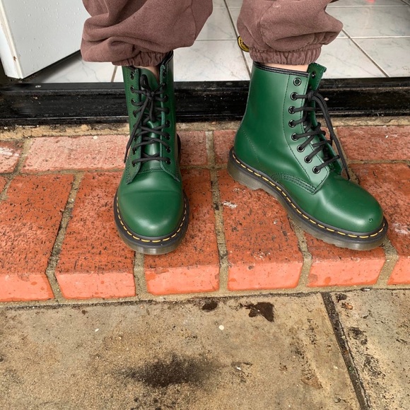 Doctor martens green boots - Picture 4 of 7